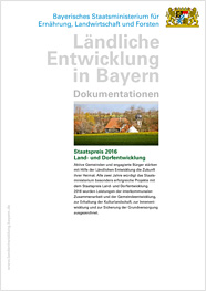 Titelseite der Dokumentation Staatspreis 2016 Land- und Dorfentwicklung